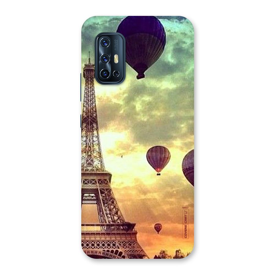 Artsy Hot Balloon And Tower Back Case for Vivo V17