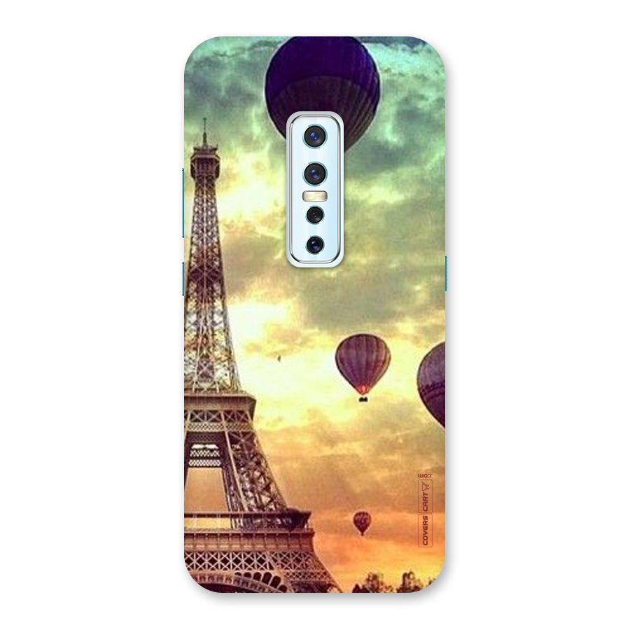 Artsy Hot Balloon And Tower Back Case for Vivo V17 Pro