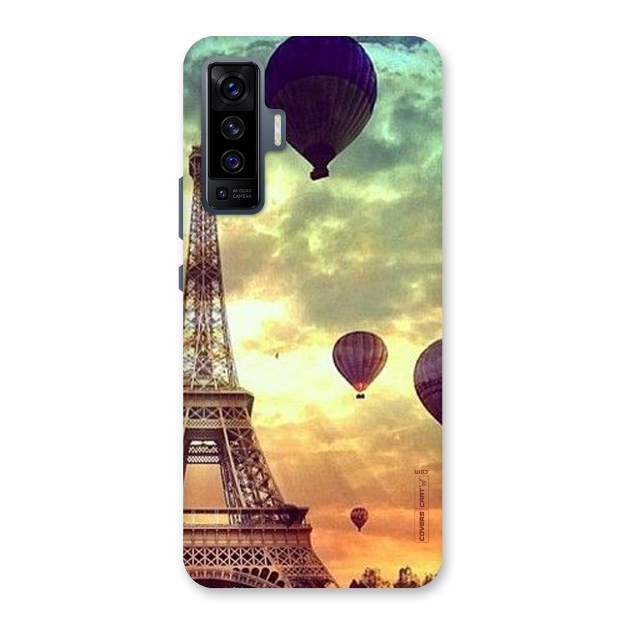 Artsy Hot Balloon And Tower Back Case for Vivo X50