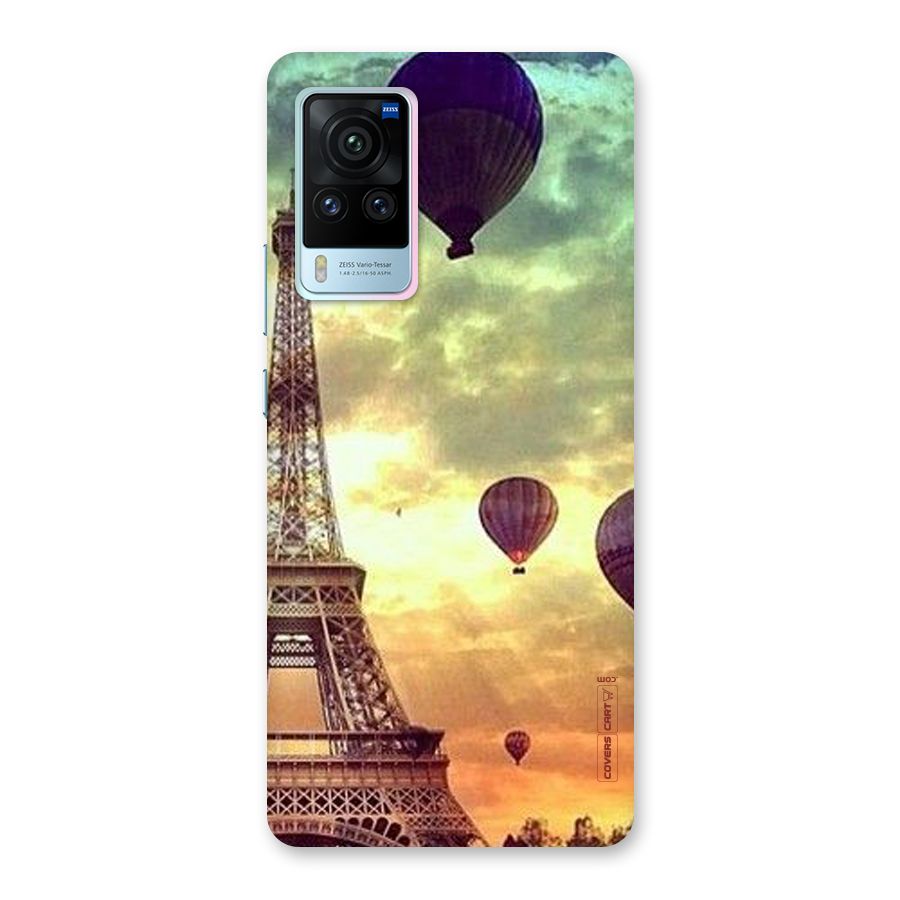 Artsy Hot Balloon And Tower Back Case for Vivo X60 Pro