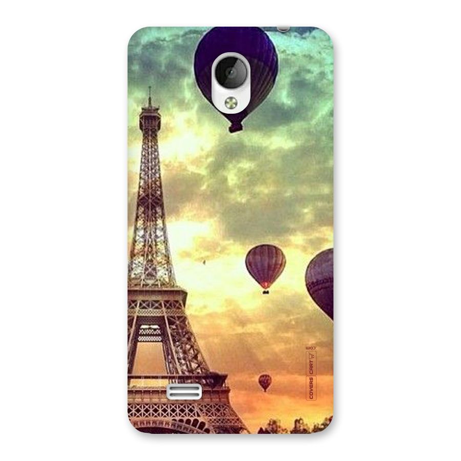 Artsy Hot Balloon And Tower Back Case for Vivo Y21