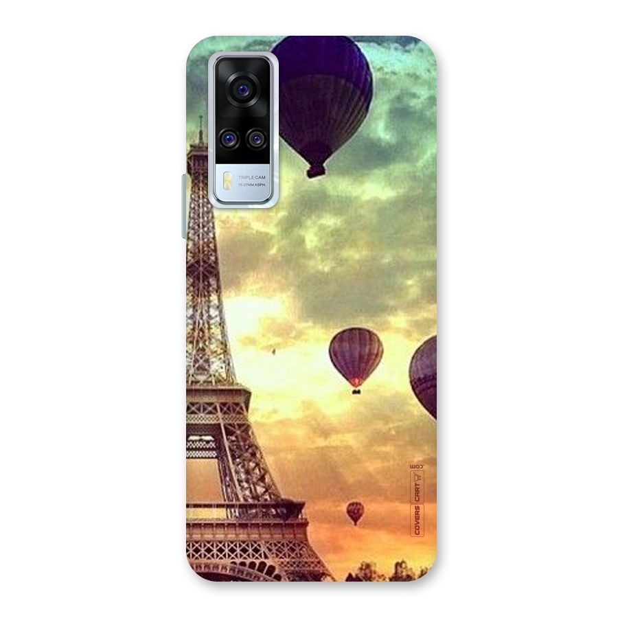 Artsy Hot Balloon And Tower Back Case for Vivo Y31