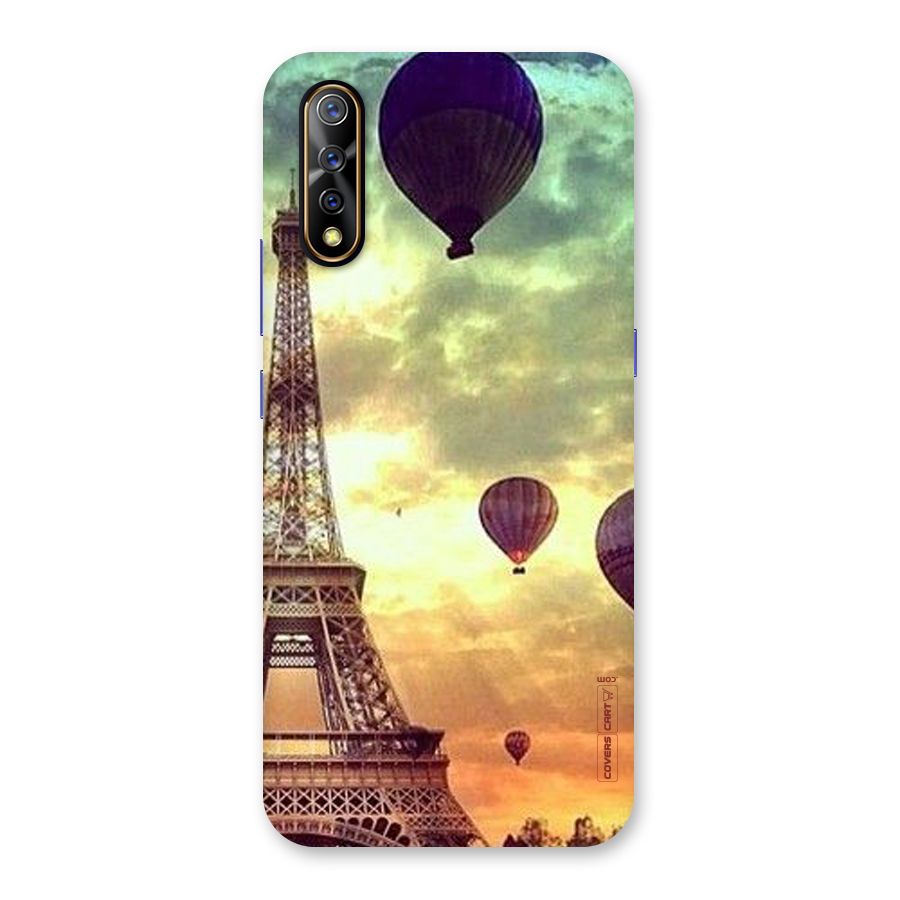 Artsy Hot Balloon And Tower Back Case for Vivo Z1x