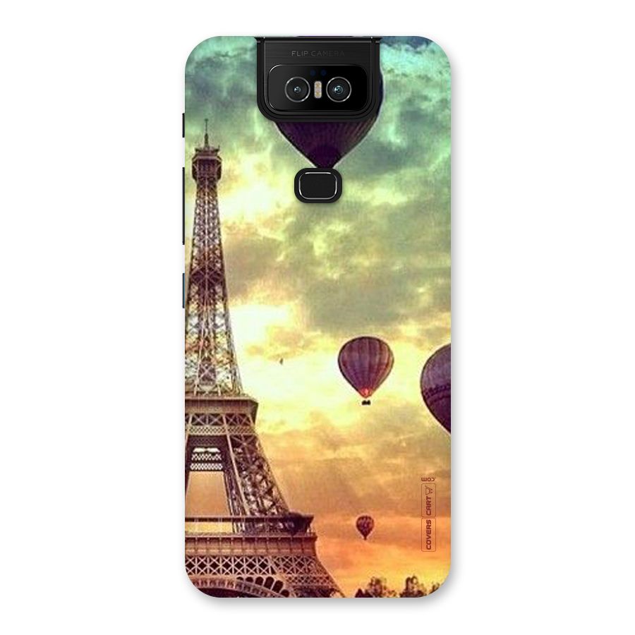 Artsy Hot Balloon And Tower Back Case for Zenfone 6z