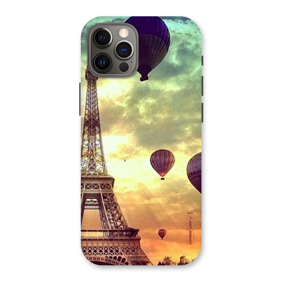 Artsy Hot Balloon And Tower Back Case for iPhone 12 Pro