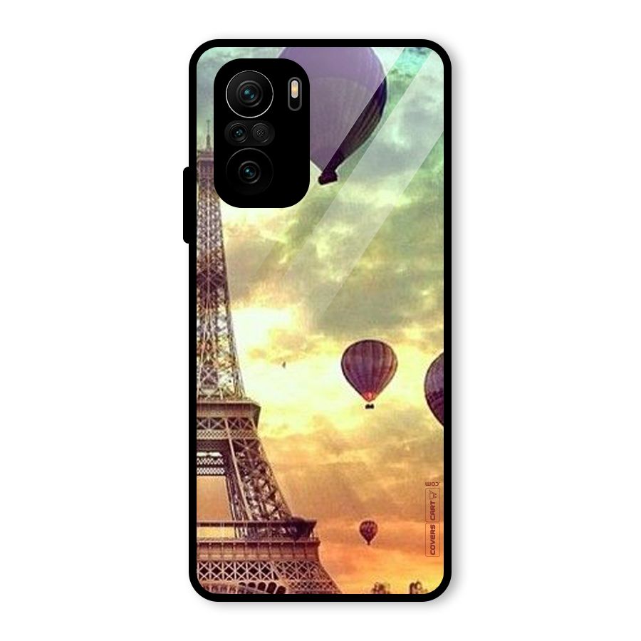 Artsy Hot Balloon And Tower Glass Back Case for Mi 11X Pro