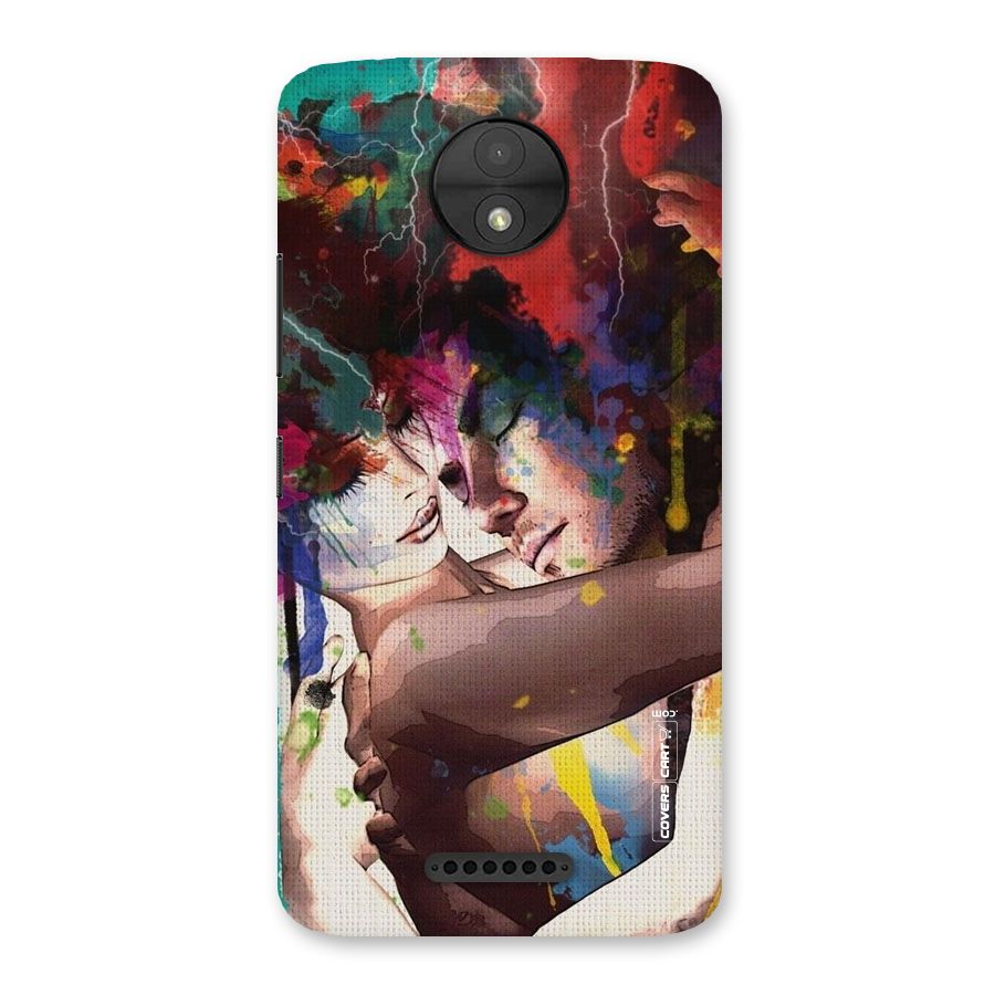 Artsy Romance Back Case for Moto C