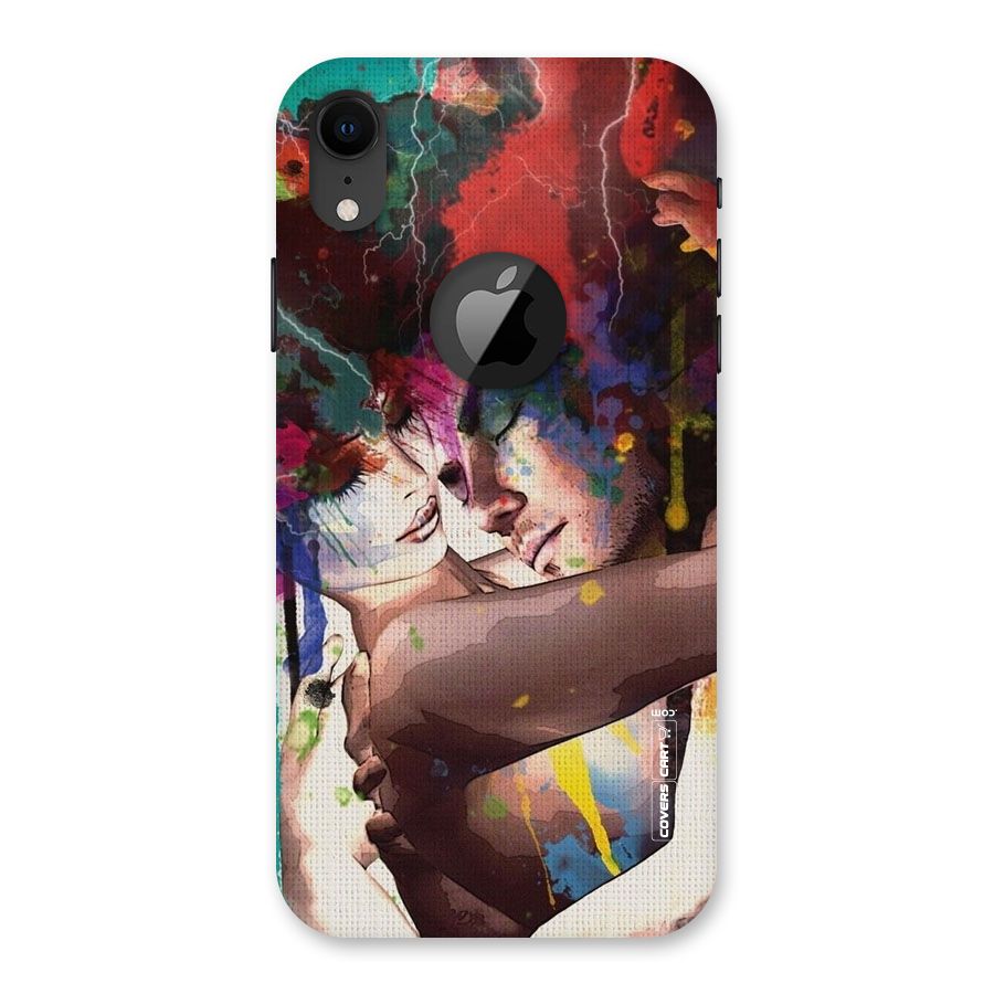 Artsy Romance Back Case for iPhone XR Logo Cut