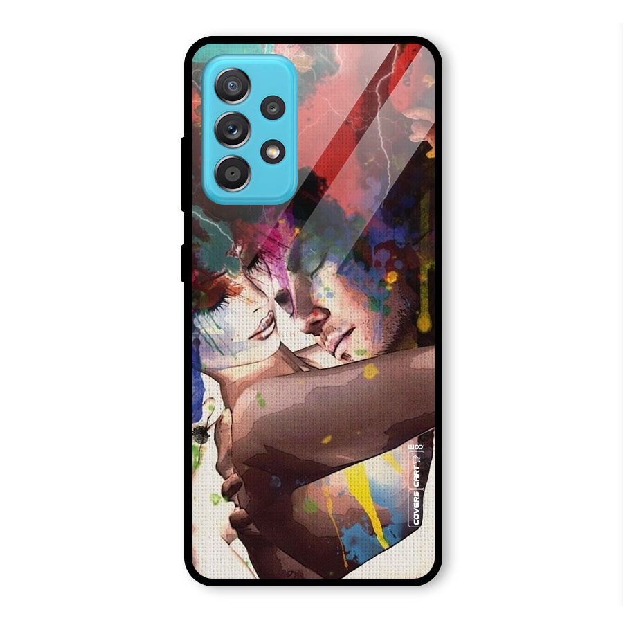 Artsy Romance Glass Back Case for Galaxy A52