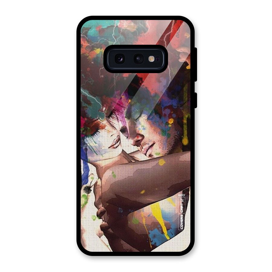 Artsy Romance Glass Back Case for Galaxy S10e