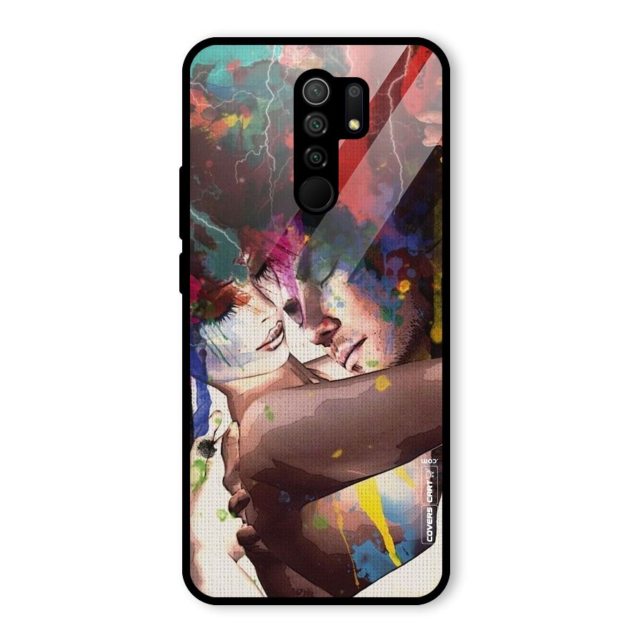 Artsy Romance Glass Back Case for Poco M2