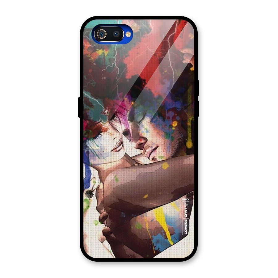 Artsy Romance Glass Back Case for Realme C2