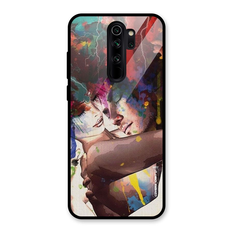 Artsy Romance Glass Back Case for Redmi Note 8 Pro