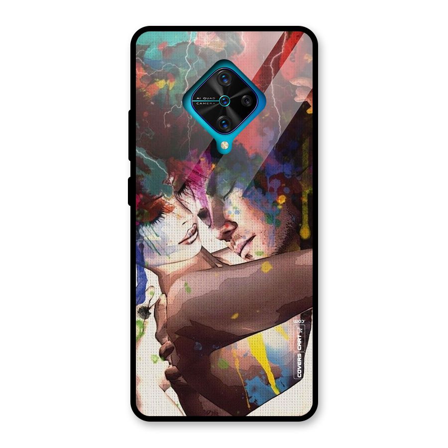 Artsy Romance Glass Back Case for Vivo S1 Pro