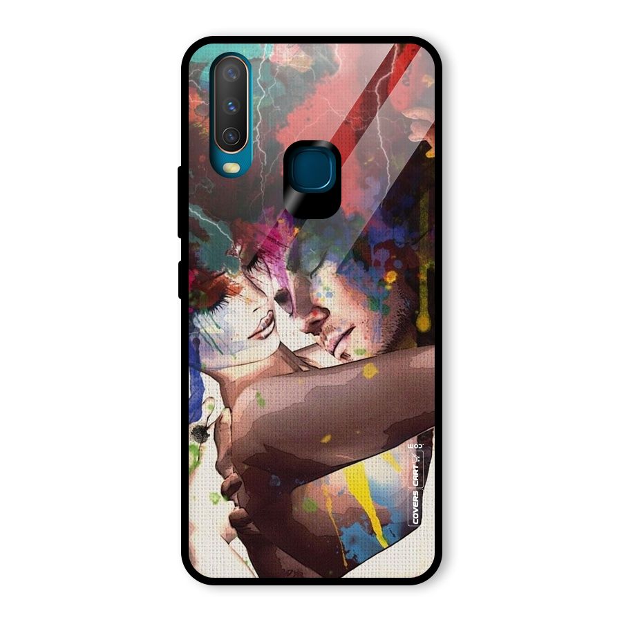 Artsy Romance Glass Back Case for Vivo U10
