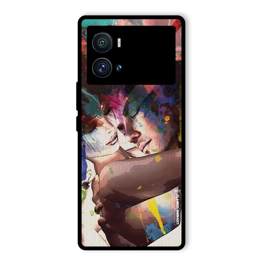 Artsy Romance Glass Back Case for Vivo iQOO 9 Pro