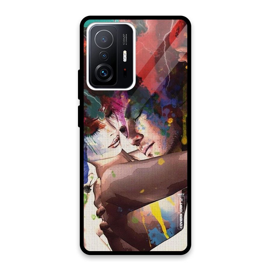 Artsy Romance Glass Back Case for Xiaomi 11T Pro
