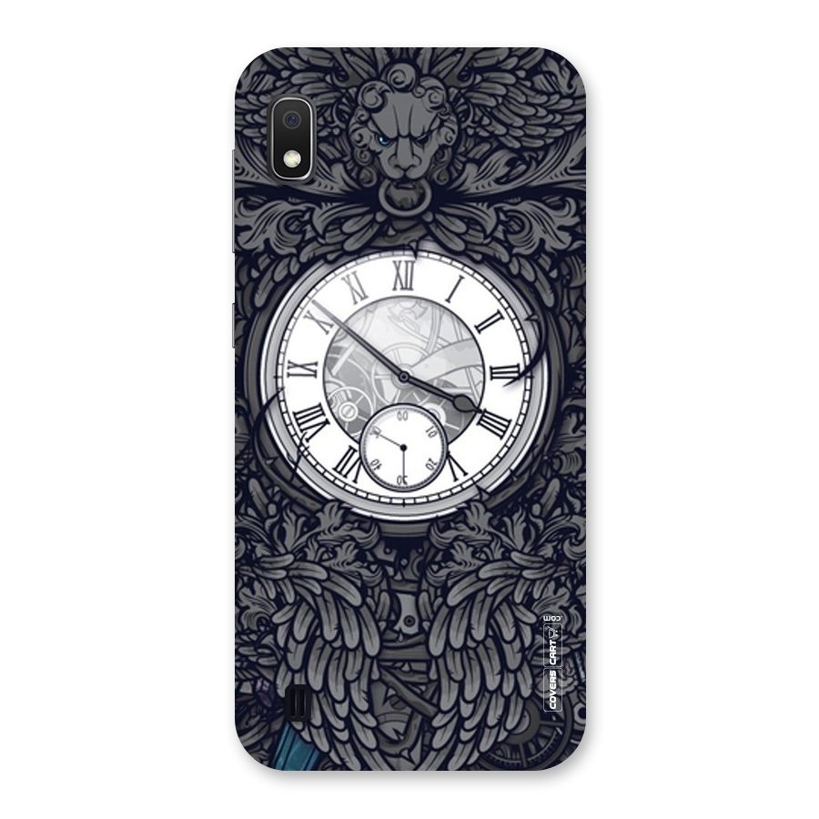 Artsy Wall Clock Back Case for Galaxy A10