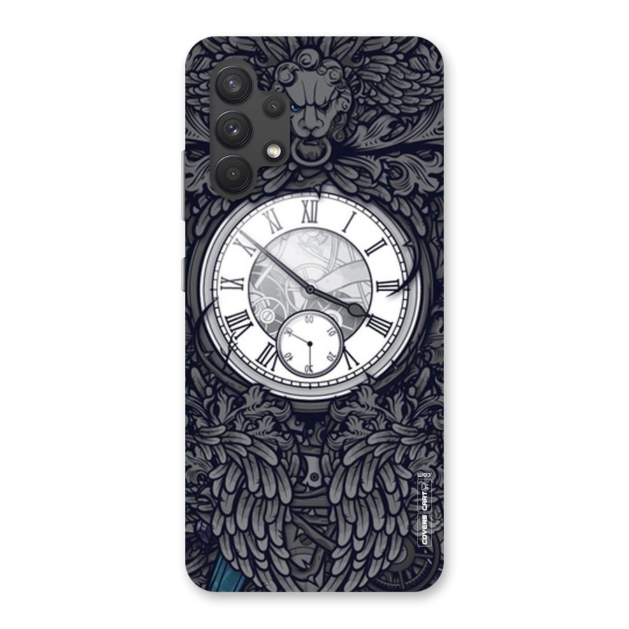 Artsy Wall Clock Back Case for Galaxy A32