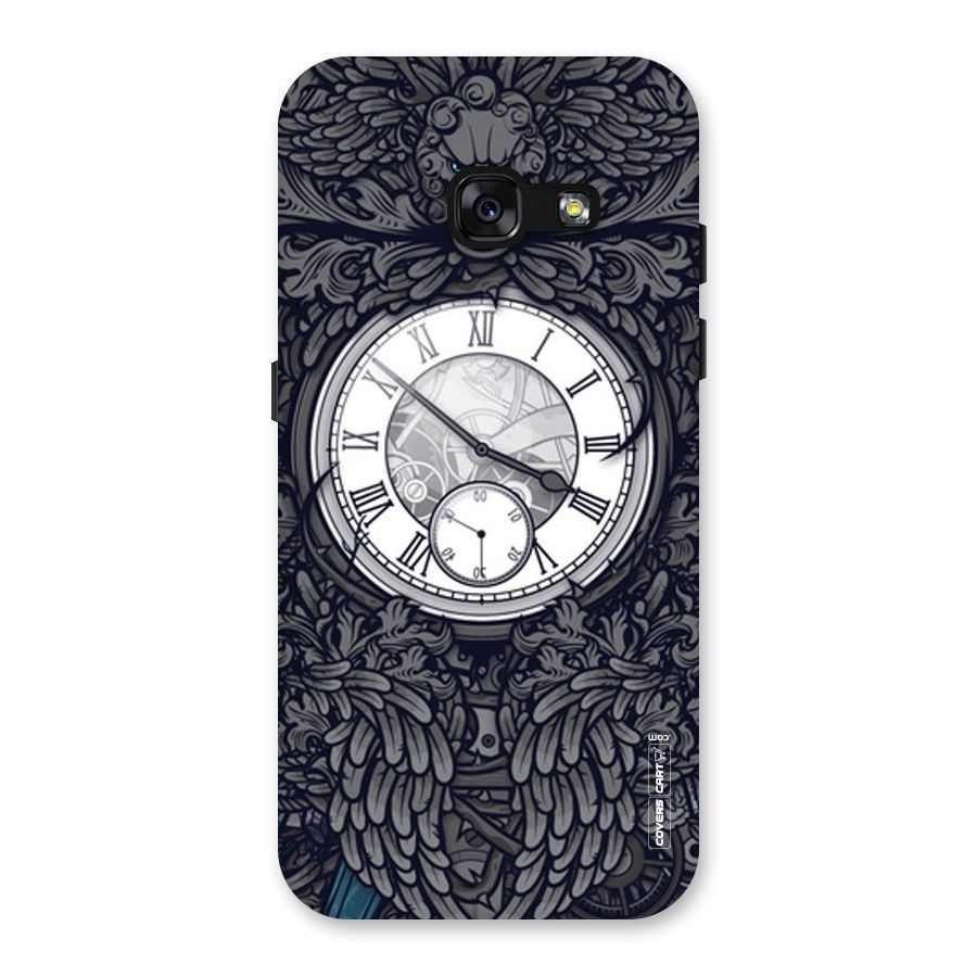 Artsy Wall Clock Back Case for Galaxy A3 (2017)