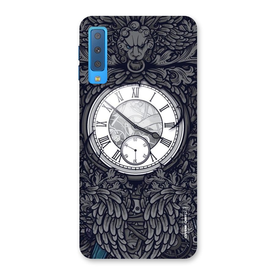 Artsy Wall Clock Back Case for Galaxy A7 (2018)