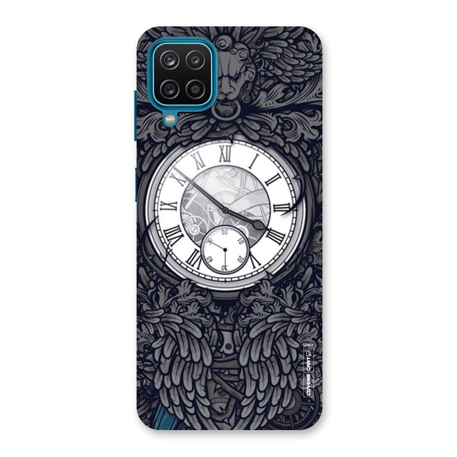 Artsy Wall Clock Back Case for Galaxy F12