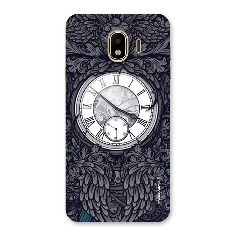 Artsy Wall Clock Back Case for Galaxy J4