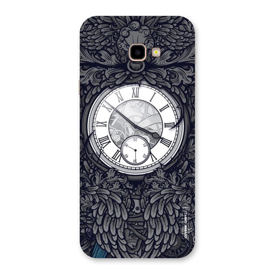 Artsy Wall Clock Back Case for Galaxy J4 Plus