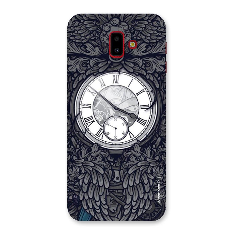 Artsy Wall Clock Back Case for Galaxy J6 Plus