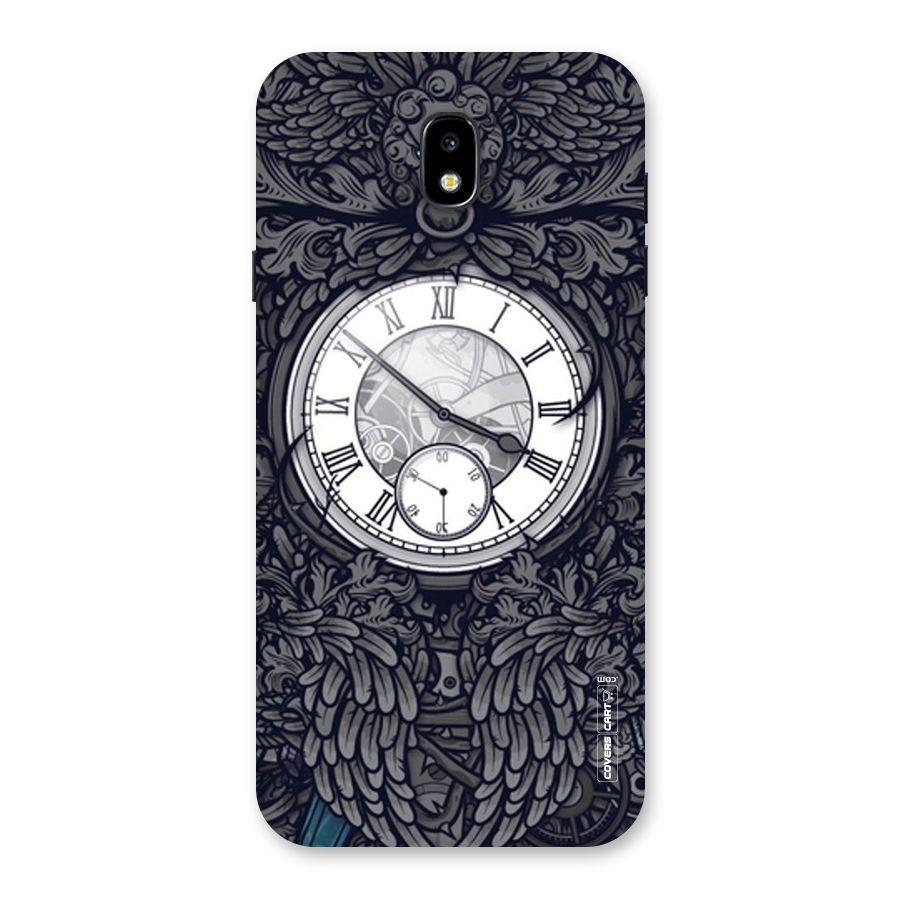 Artsy Wall Clock Back Case for Galaxy J7 Pro