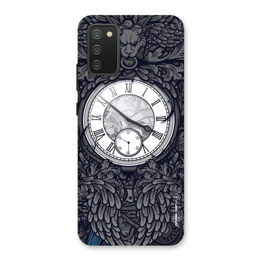 Artsy Wall Clock Back Case for Galaxy M02s