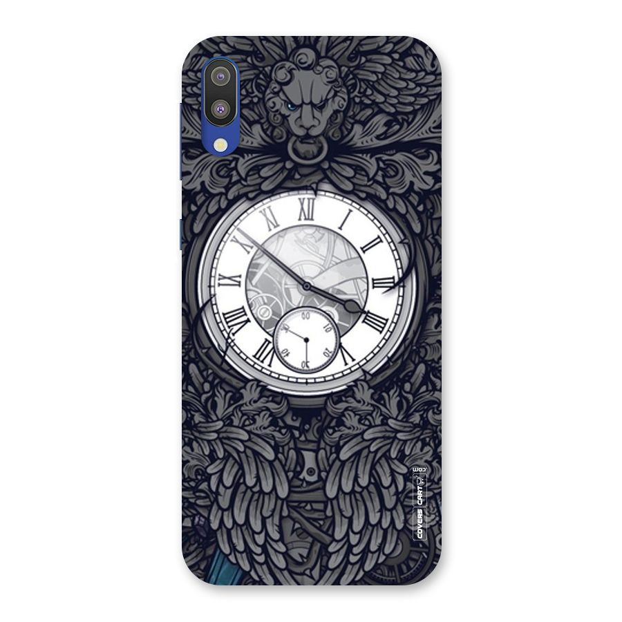 Artsy Wall Clock Back Case for Galaxy M10
