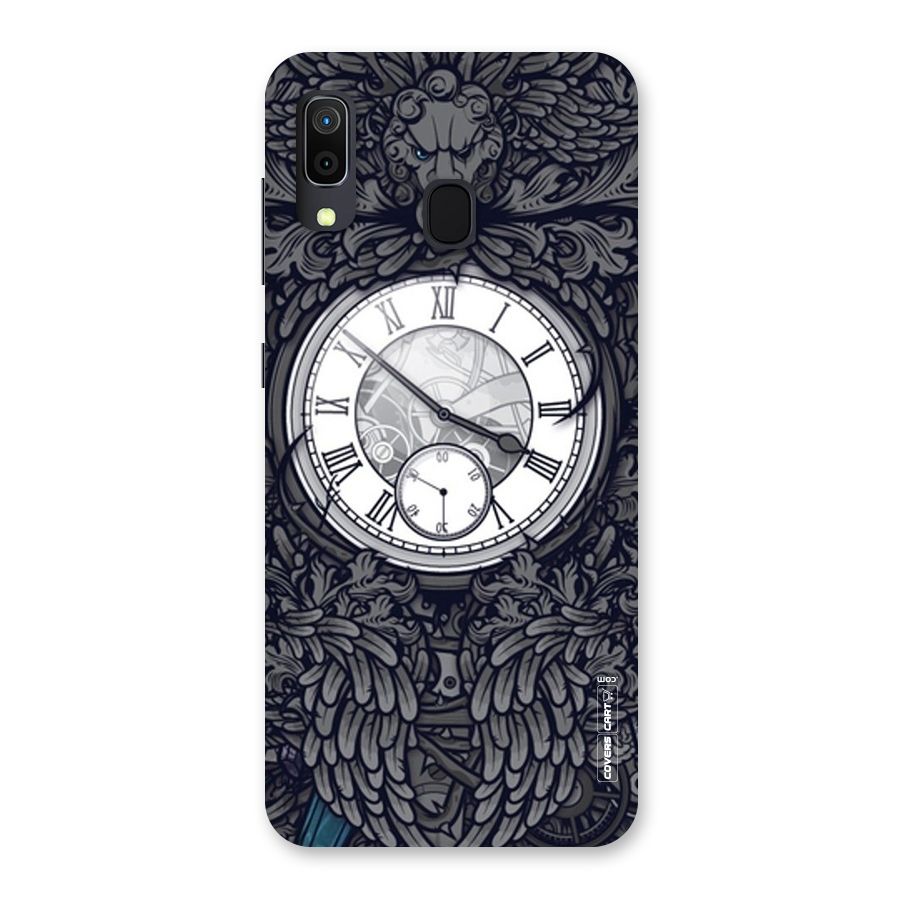 Artsy Wall Clock Back Case for Galaxy M10s