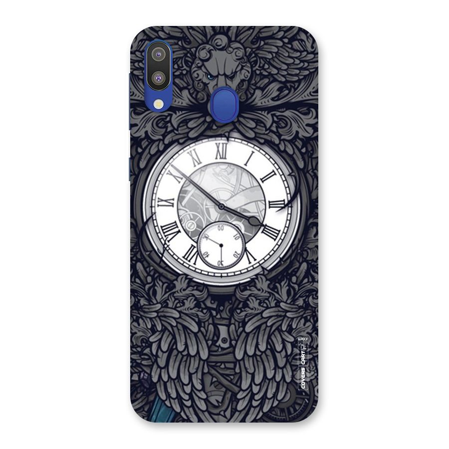 Artsy Wall Clock Back Case for Galaxy M20