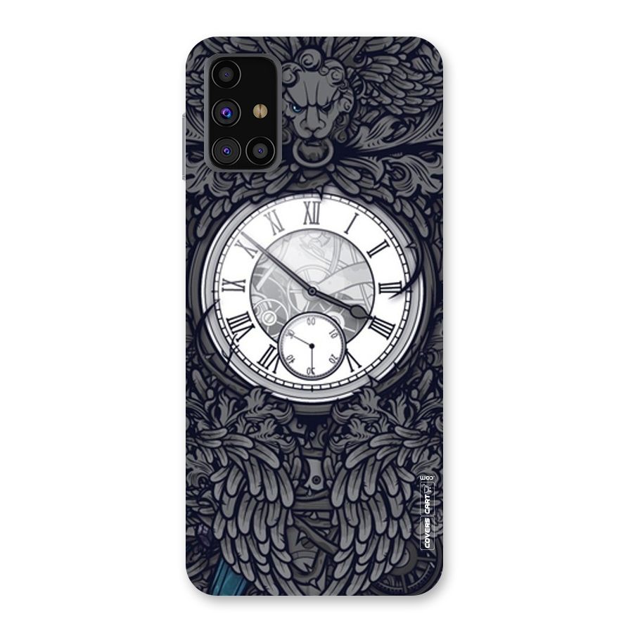 Artsy Wall Clock Back Case for Galaxy M31s