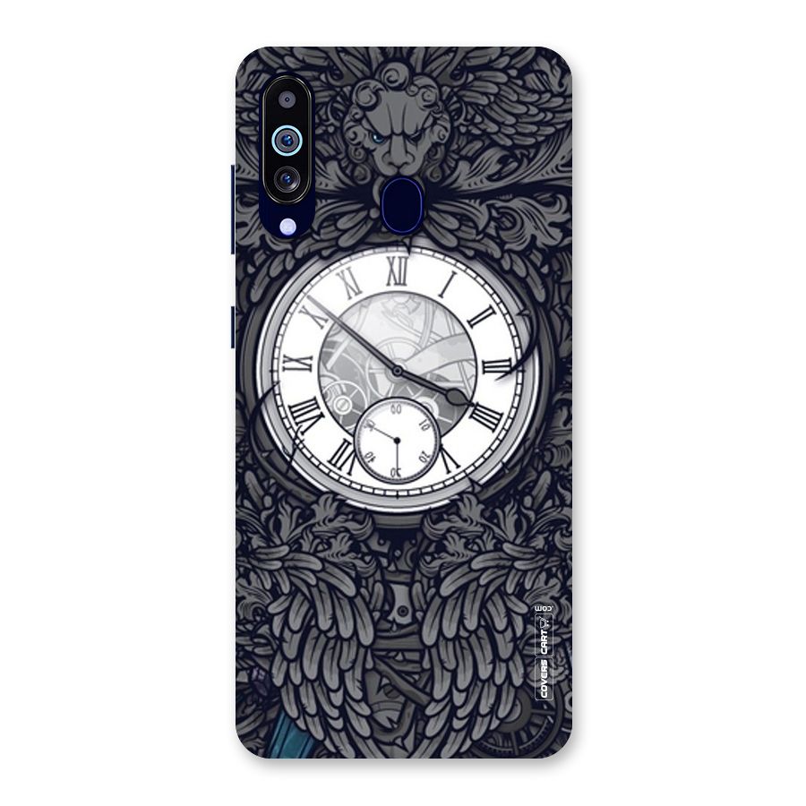 Artsy Wall Clock Back Case for Galaxy M40