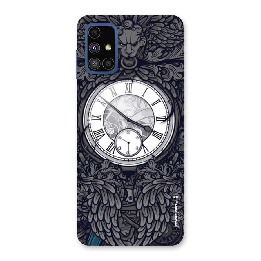Artsy Wall Clock Back Case for Galaxy M51