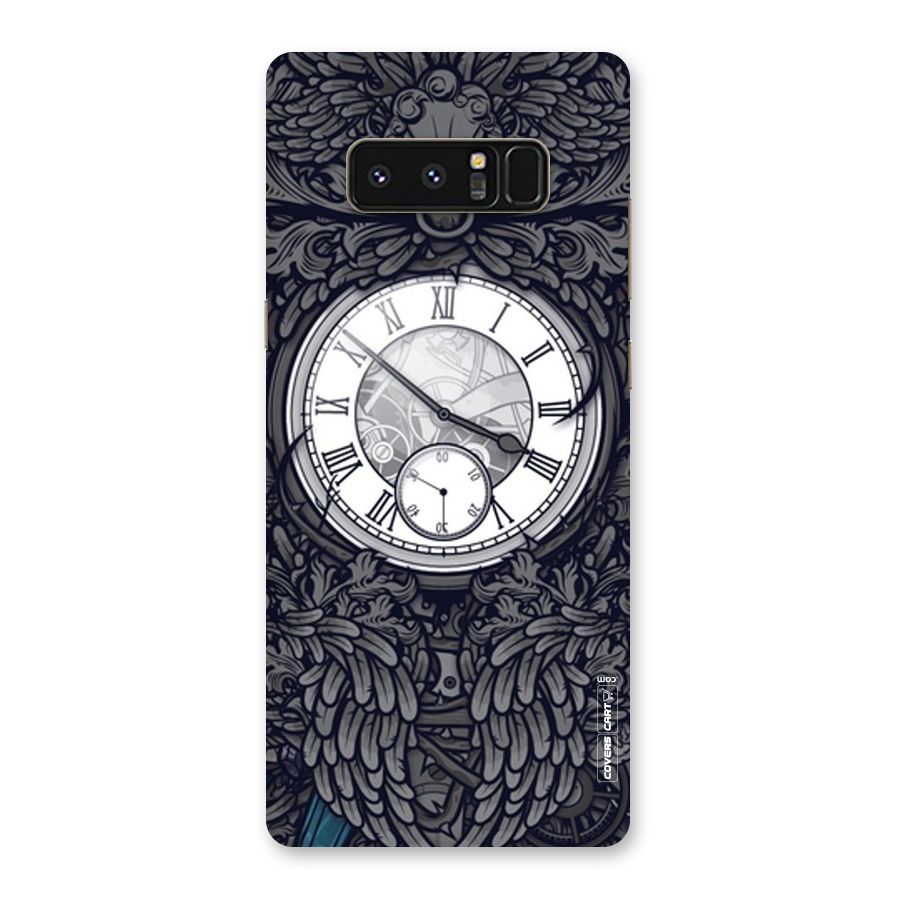 Artsy Wall Clock Back Case for Galaxy Note 8