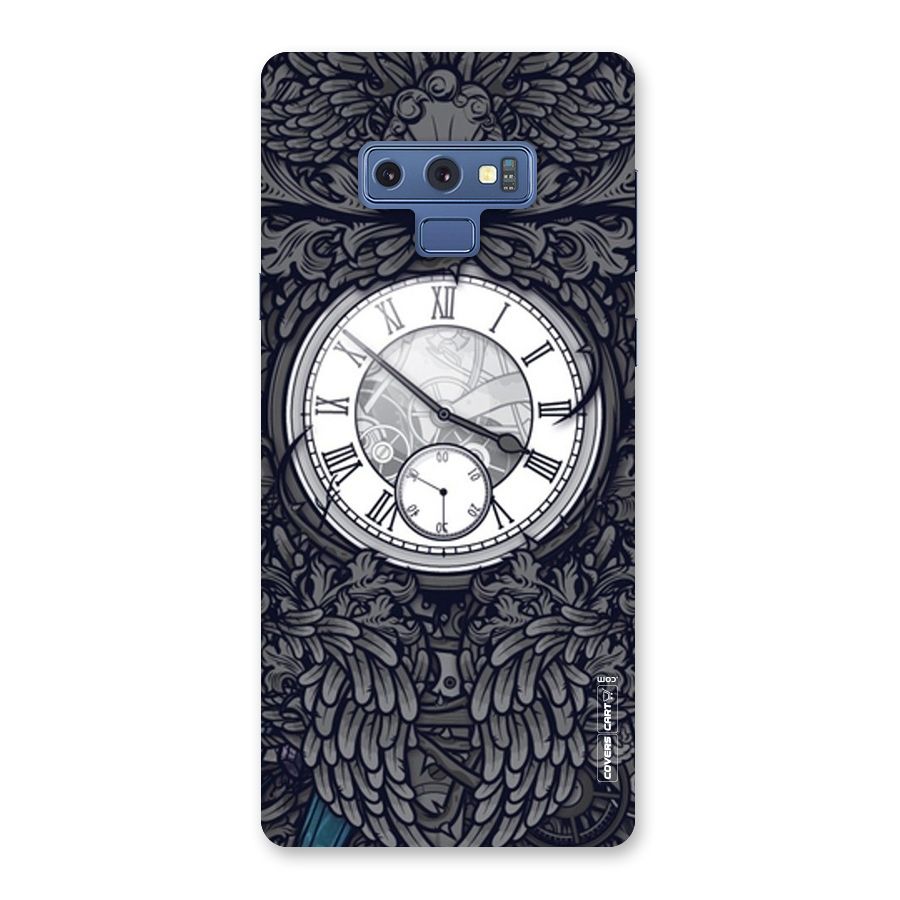 Artsy Wall Clock Back Case for Galaxy Note 9