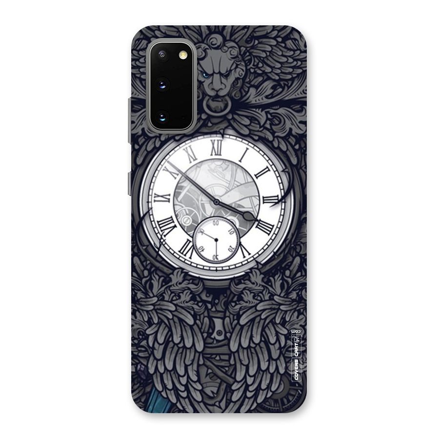 Artsy Wall Clock Back Case for Galaxy S20