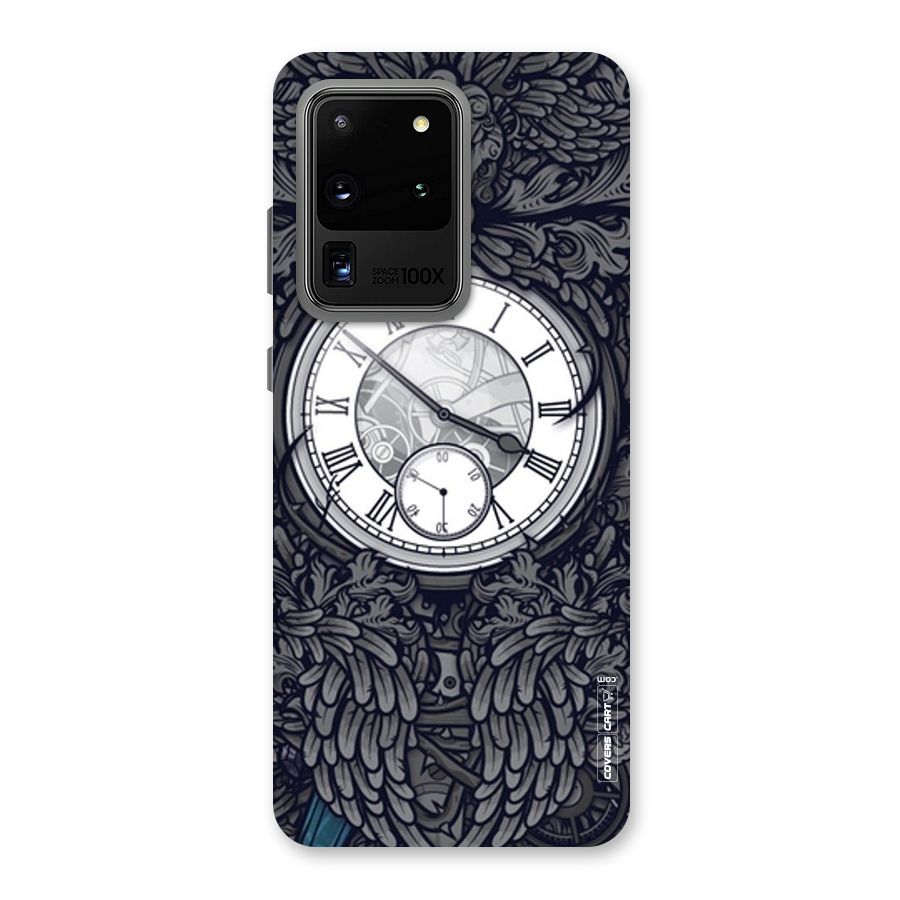 Artsy Wall Clock Back Case for Galaxy S20 Ultra