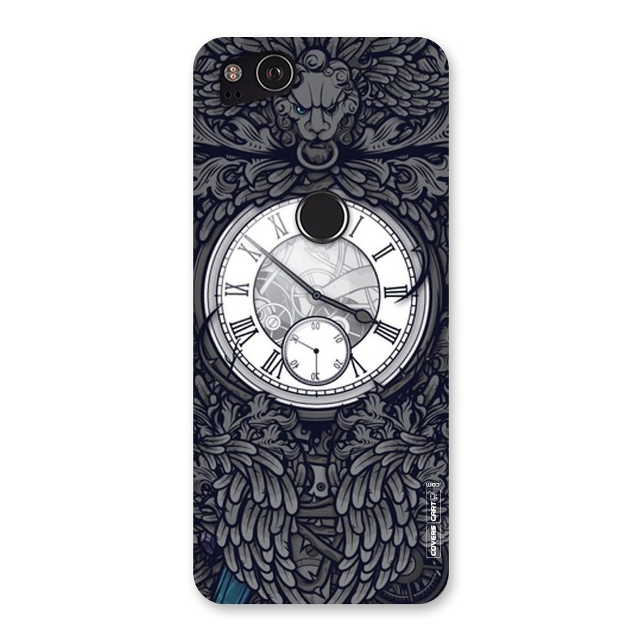 Artsy Wall Clock Back Case for Google Pixel 2