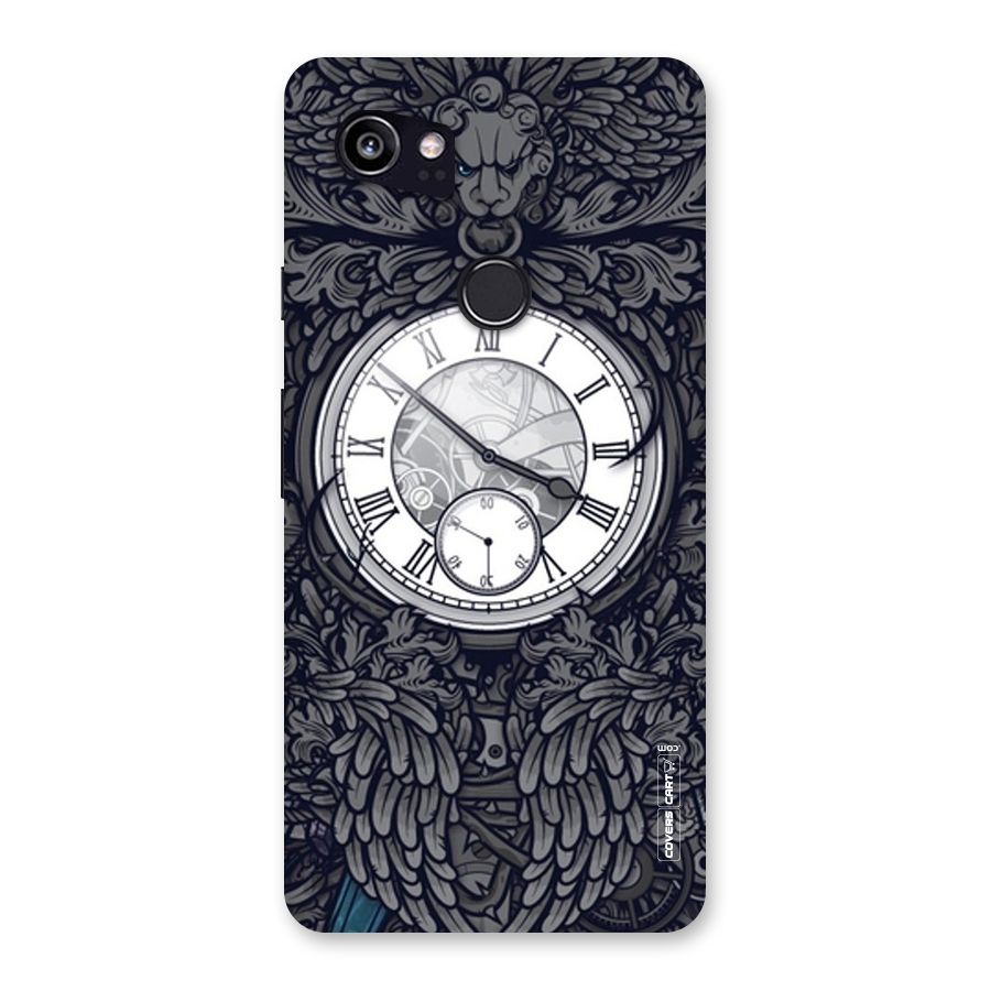 Artsy Wall Clock Back Case for Google Pixel 2 XL
