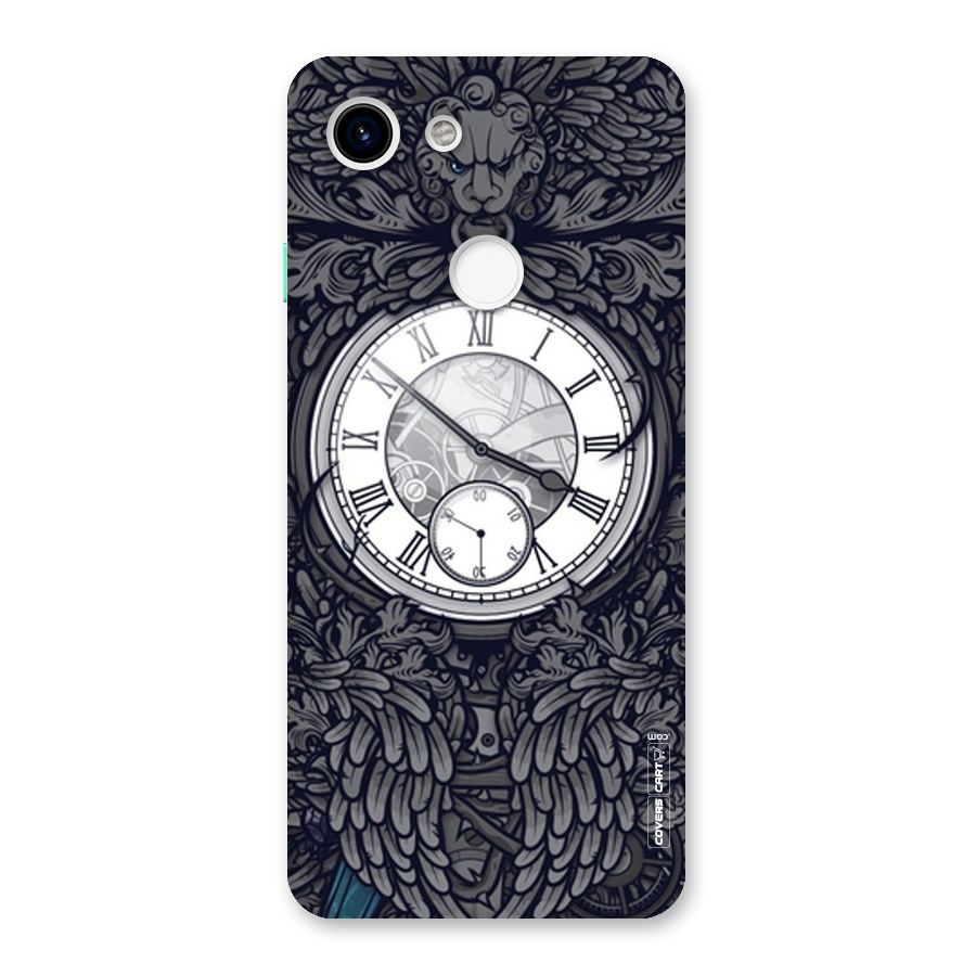 Artsy Wall Clock Back Case for Google Pixel 3