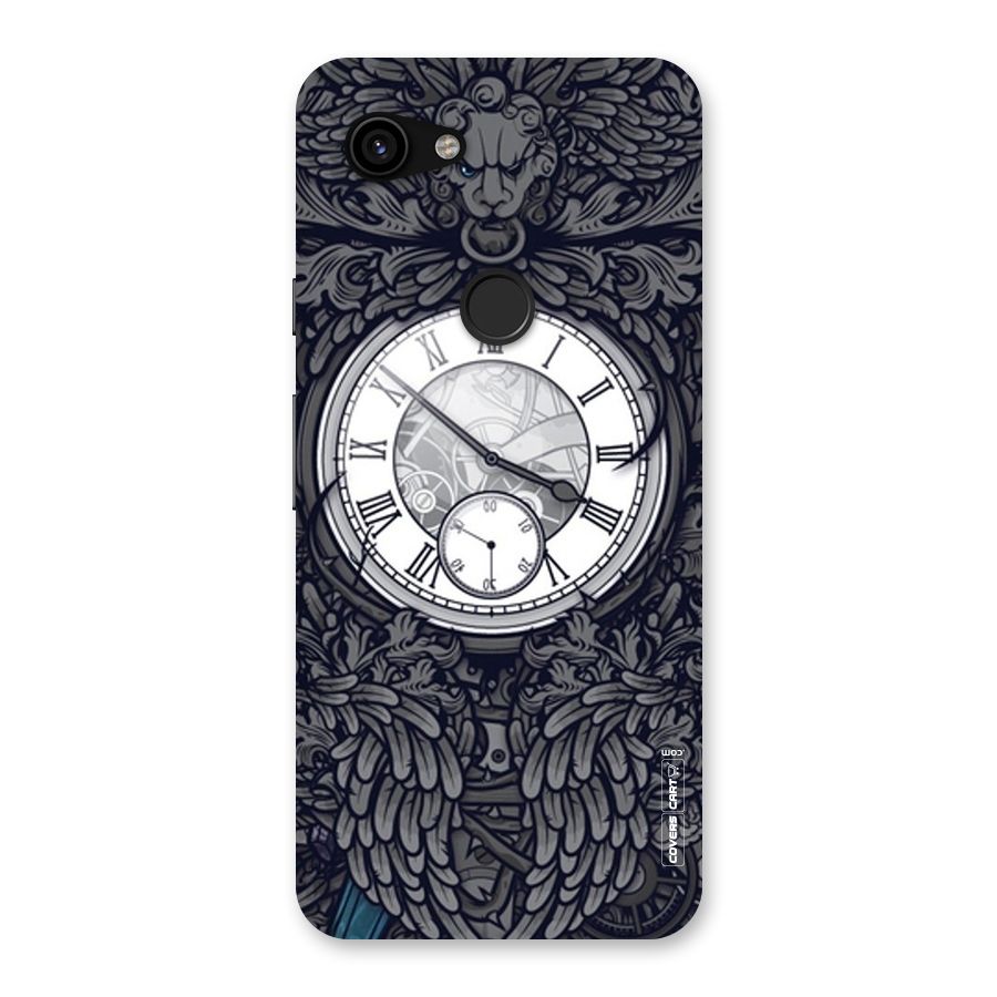 Artsy Wall Clock Back Case for Google Pixel 3a
