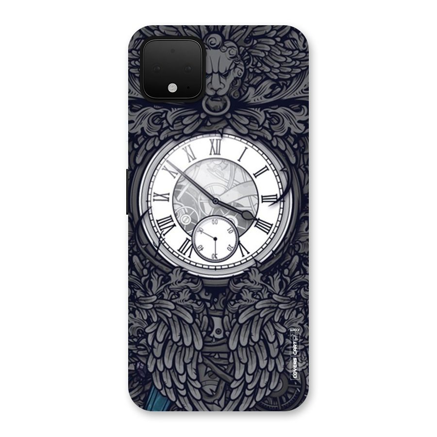 Artsy Wall Clock Back Case for Google Pixel 4 XL