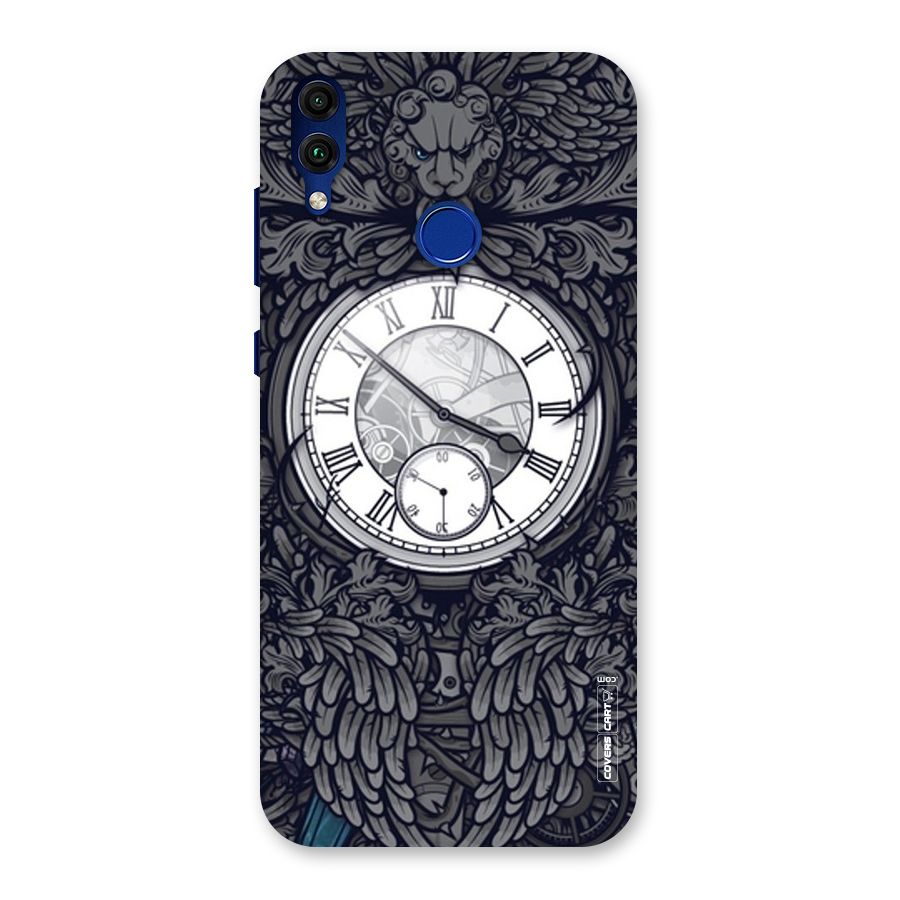 Artsy Wall Clock Back Case for Honor 8C