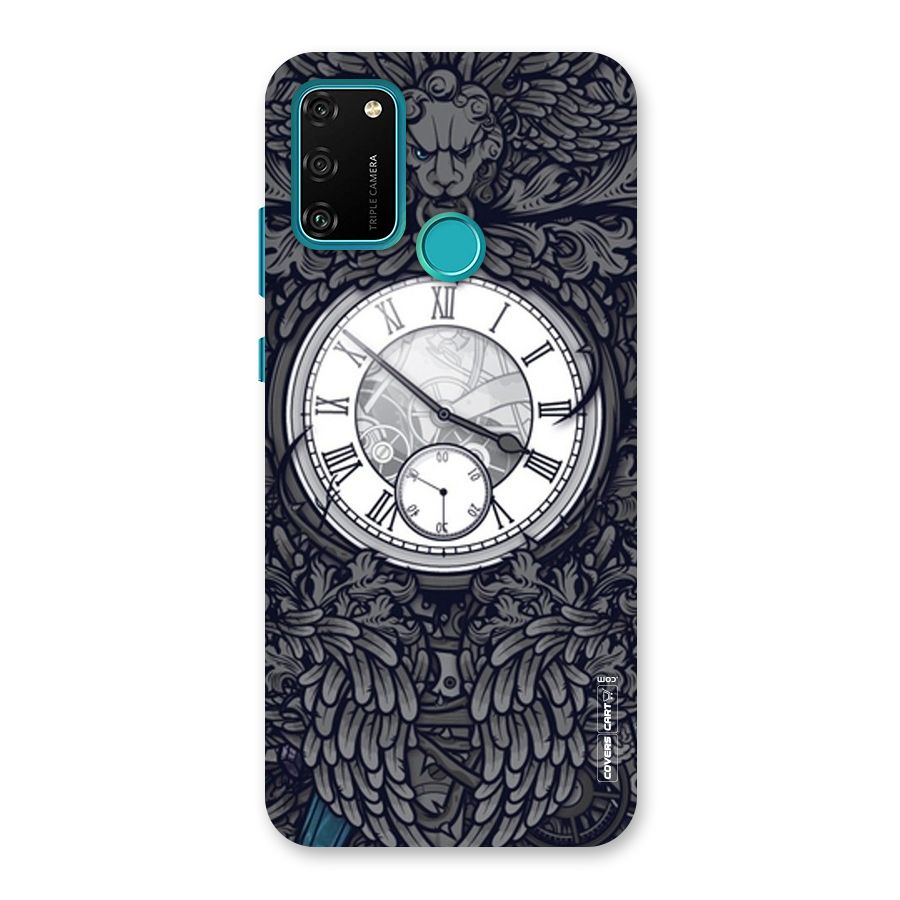 Artsy Wall Clock Back Case for Honor 9A