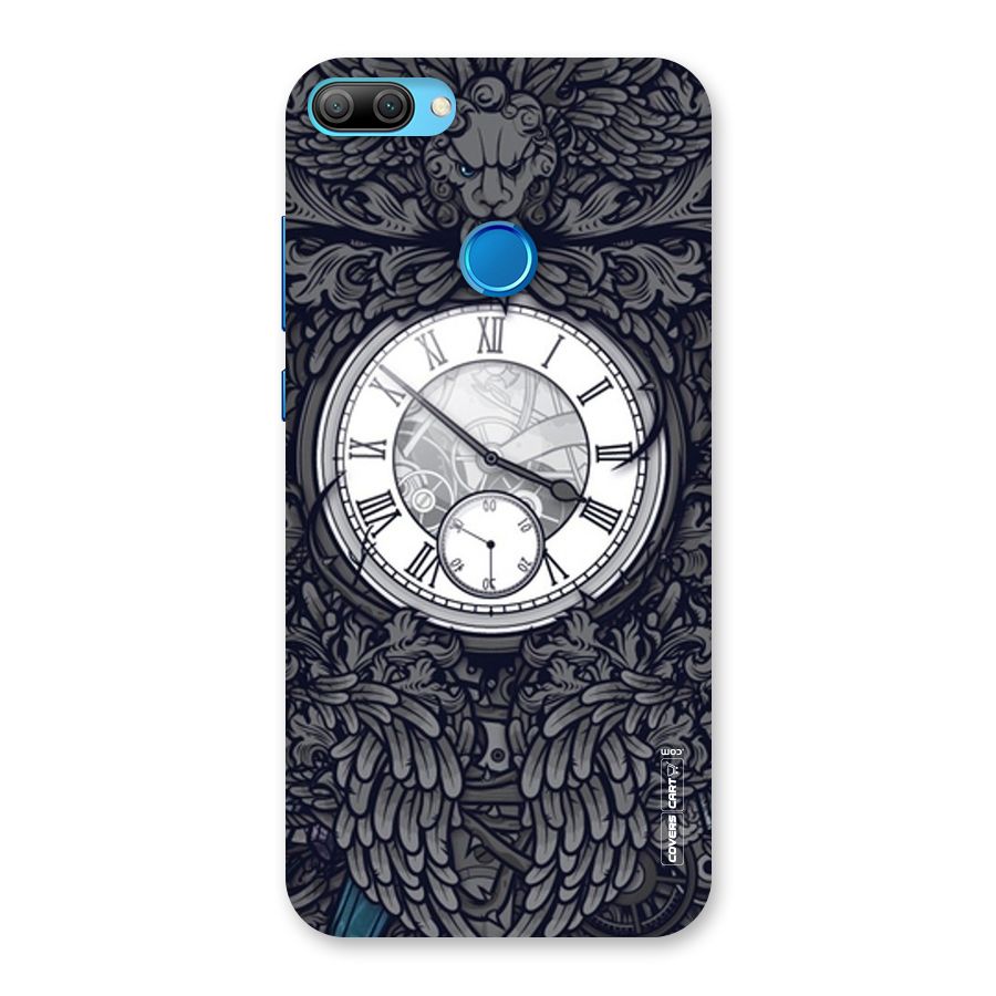Artsy Wall Clock Back Case for Honor 9N