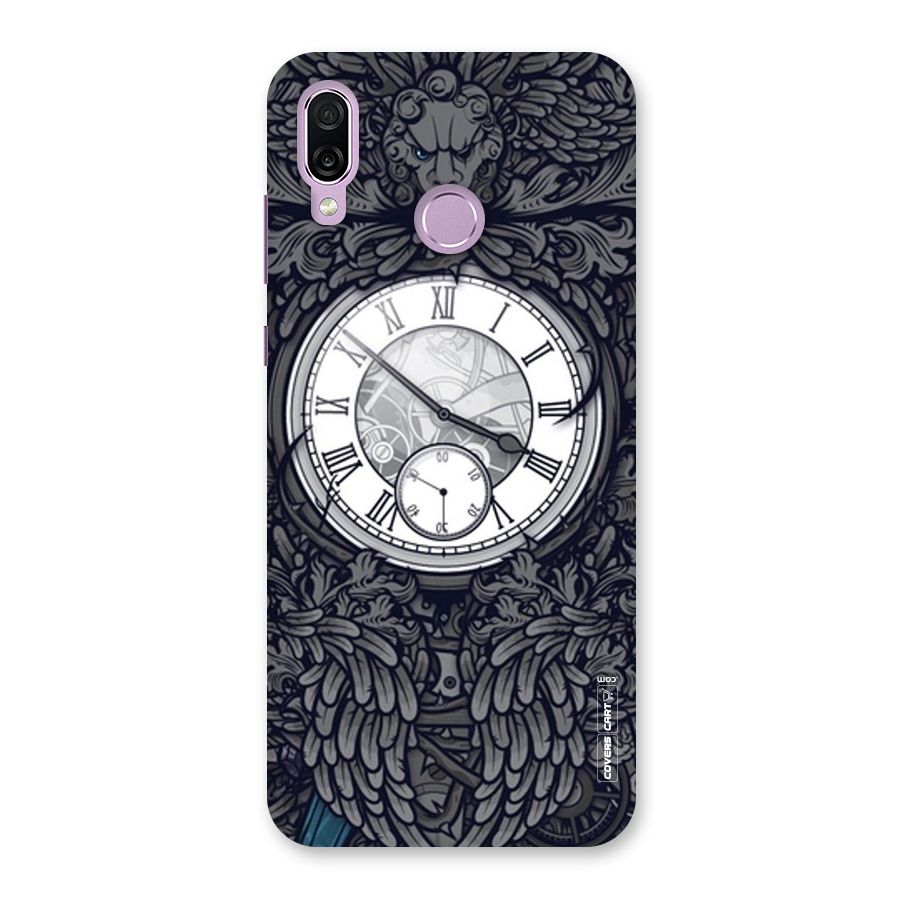 Artsy Wall Clock Back Case for Honor Play